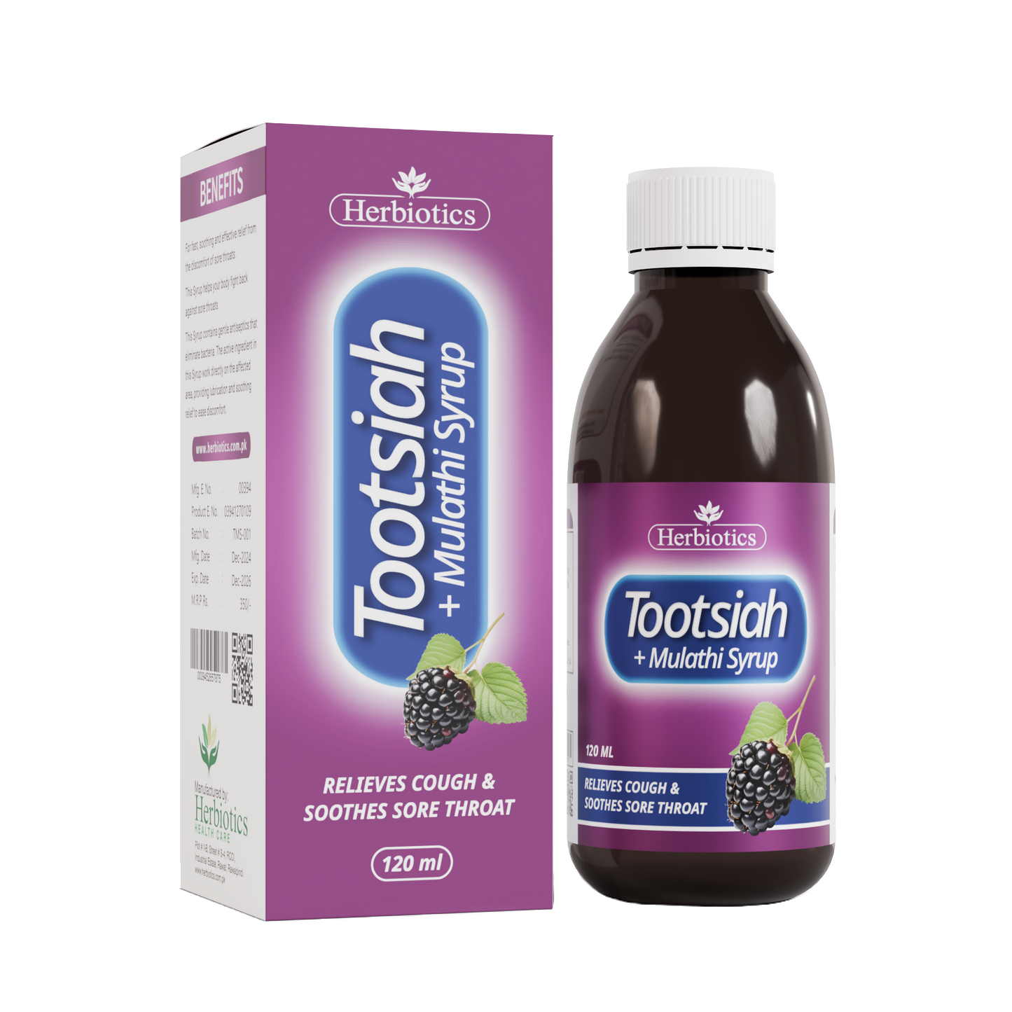 Herbiotics Tootsiah Syp (120ml)