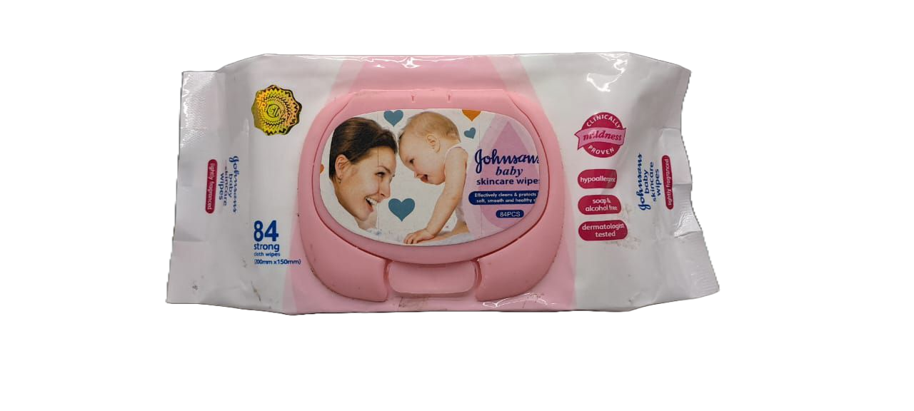 Johnsons Baby Wipes (84 Pieces / Pack)