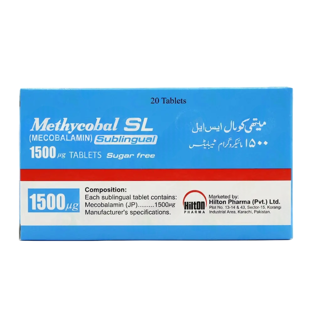 Methycobal SL 1500mcg (20 Tablet / Pack)