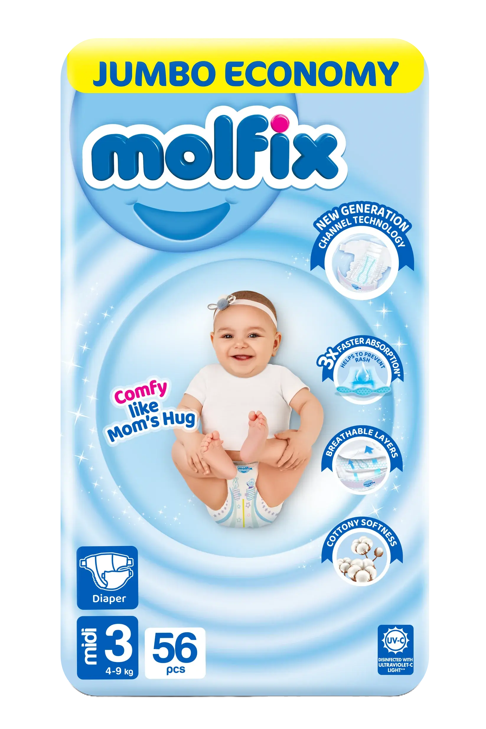 Molfix Premium 3 (56 Pieces / Pack)