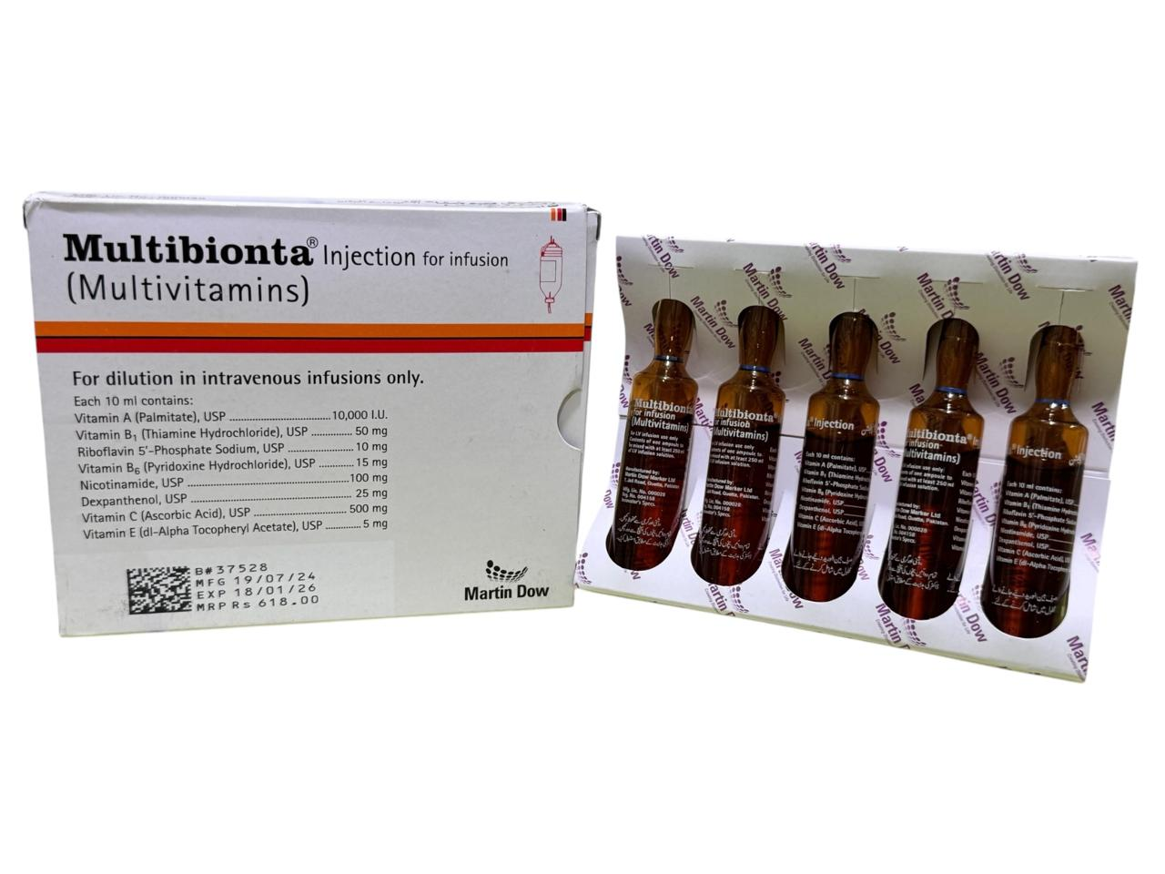 Multibionta 10ml (8 Injection / Pack)