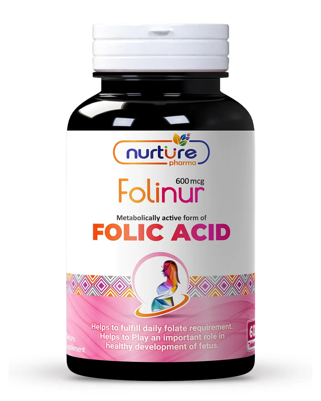 Nurture Folinur 600Mcg (60 Tablet / Pack)