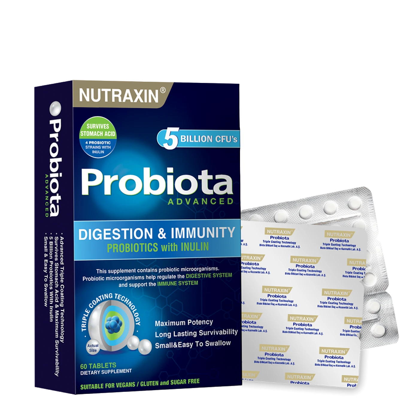 Nutraxin Probiota-Advanced (60 Tablet / Pack)