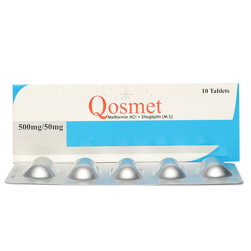 Qosmet 50/500mg (10 Tablet / Pack)