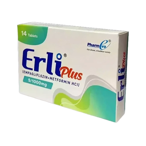 Erli Plus (5/1000mg) 14 Tablets