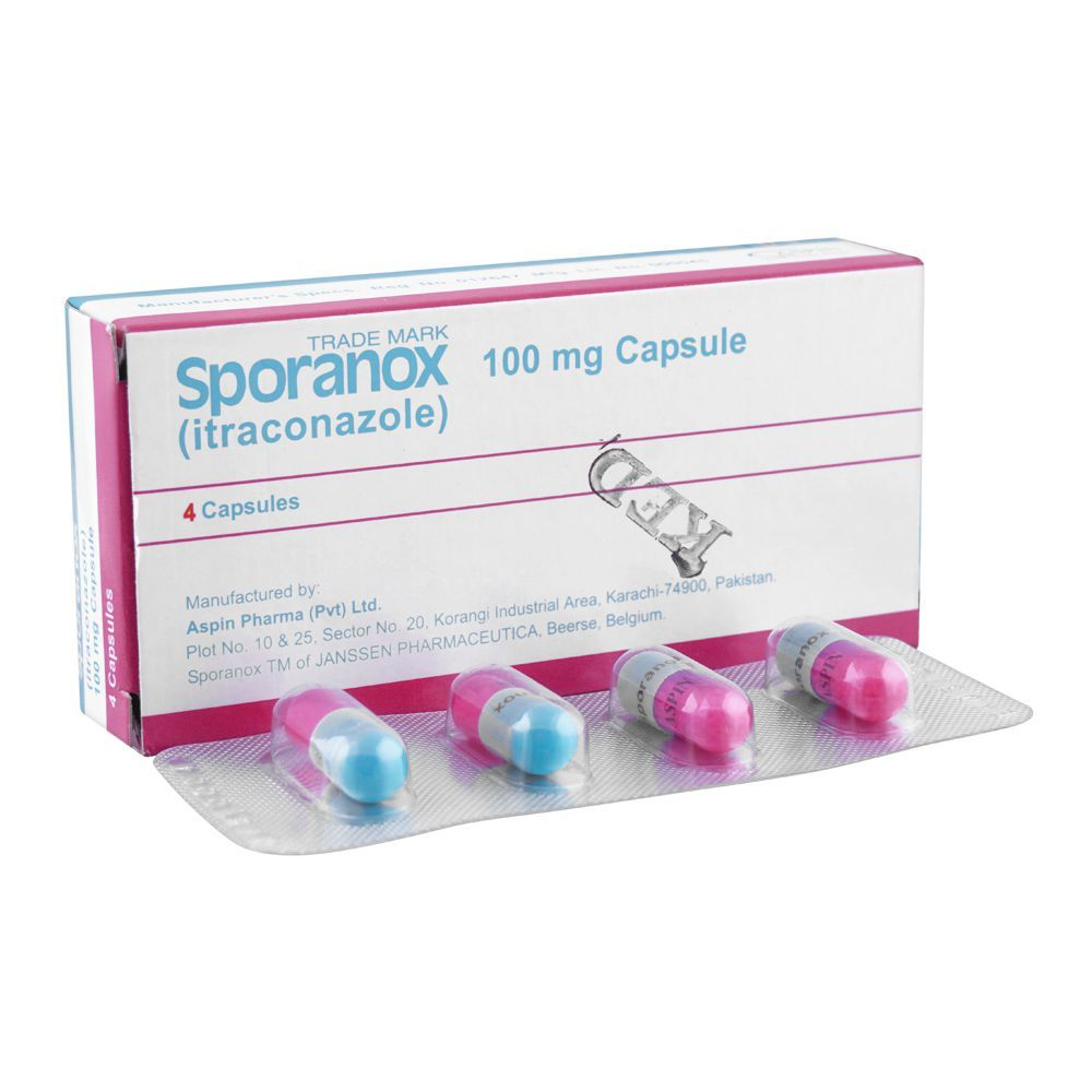 Sporanox 100mg (4 Capsule / Pack)