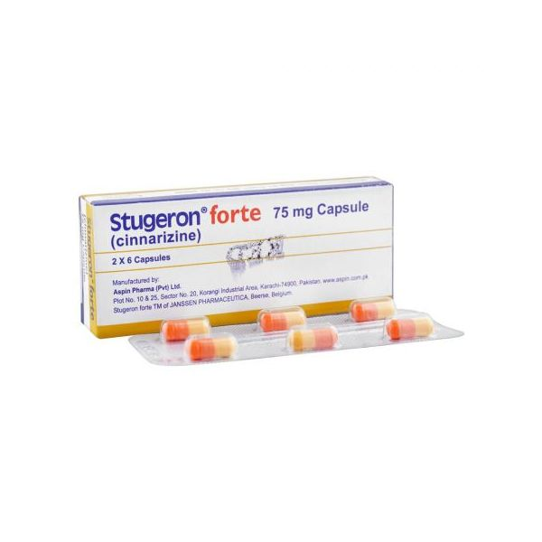 Stugeron Forte 75mg (20 Capsule / Pack)