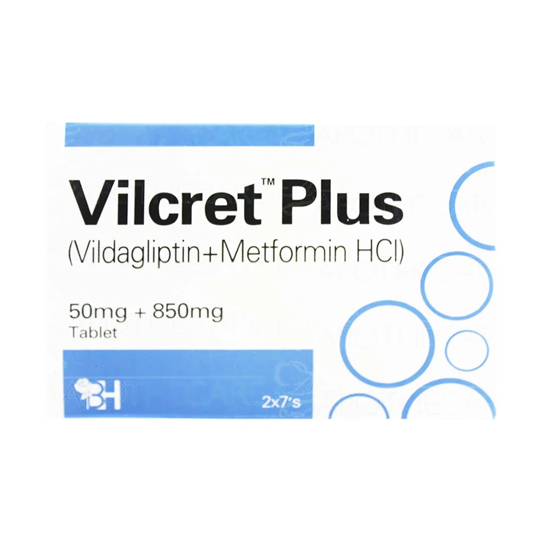 Vilcret Plus 50/850mg (14 Tablet / Pack)