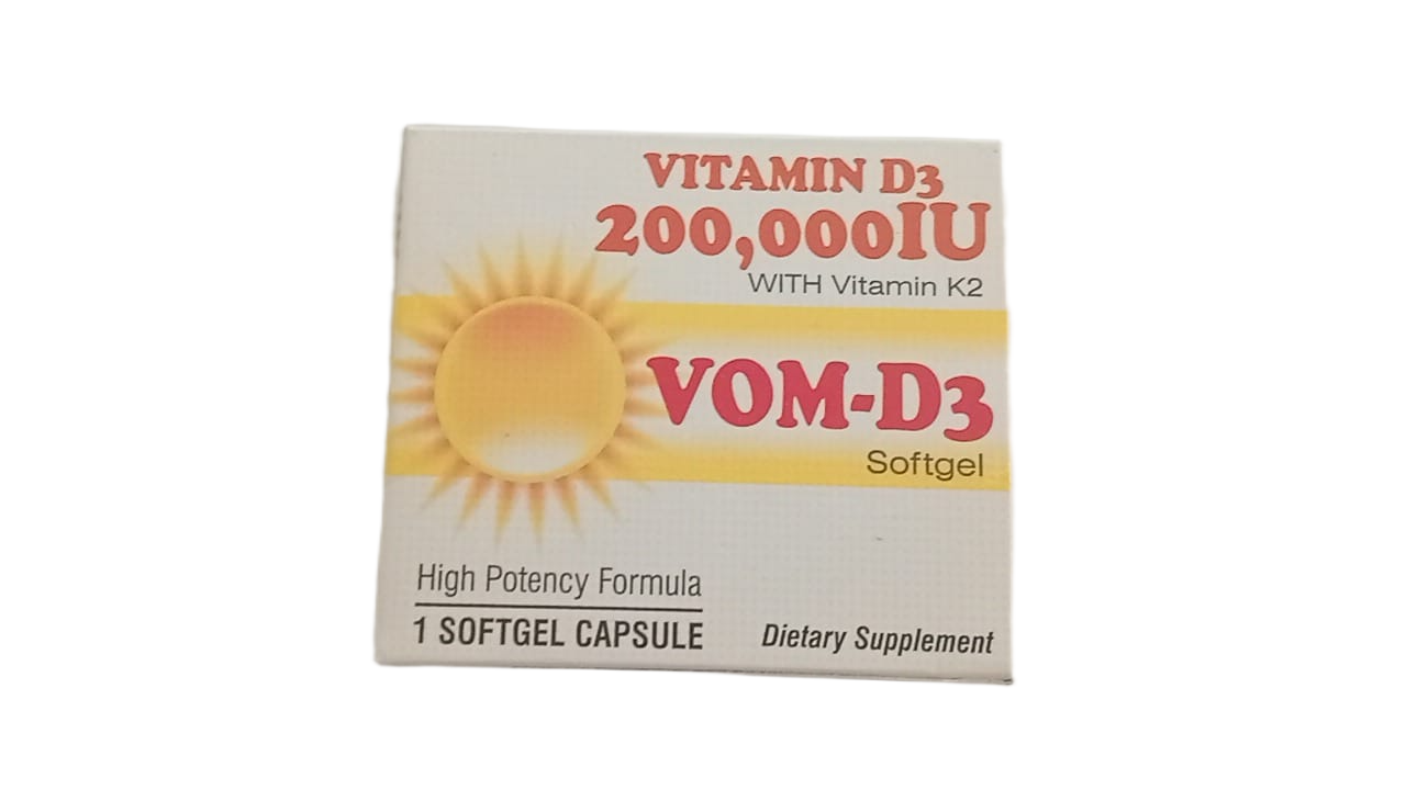 Vom D3+K2 Softgel (1 Capsule / Pack)
