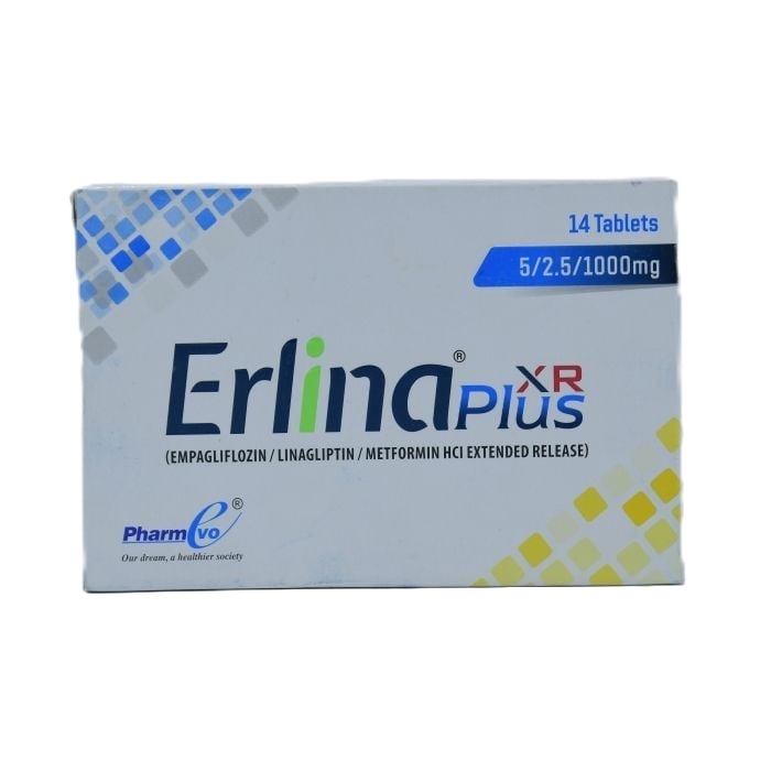 Erlina Plus Xr 5/2.5/1000mg (14 Tablets / Pack)
