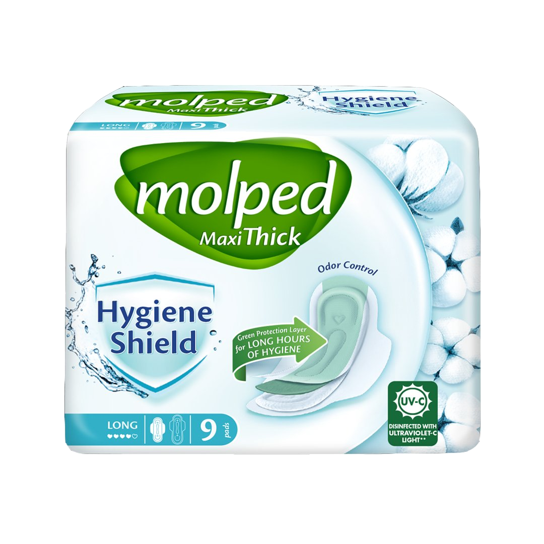 Molped Maxi Thick L (9 Pads / Pack)