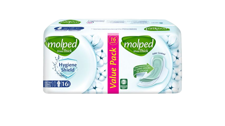 Molped Maxi Thick Value Pack Xl (16 Pads / Pack)