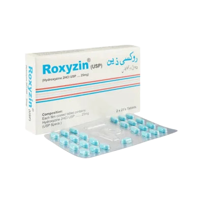 Roxyzin 25mg (50 Tablets / Pack)