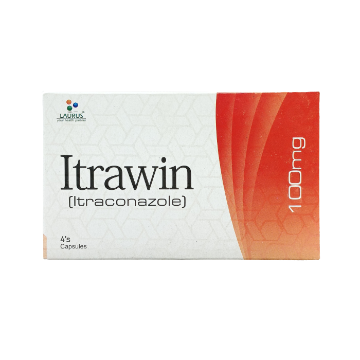 Itrawin 100mg Itraconazole (4 Capsules / Pack)