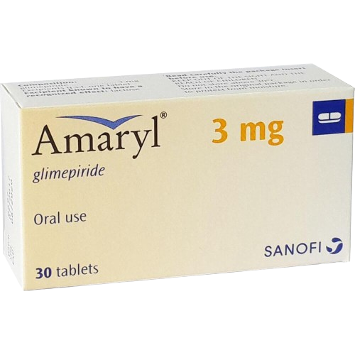 Amaryl 3mg New (30 Tablets / Pack)