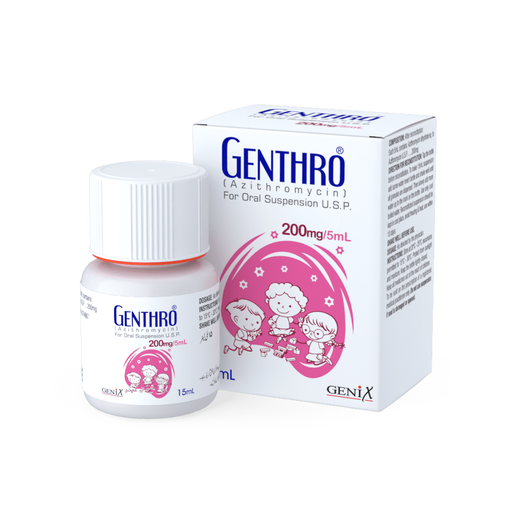 Genthro (200mg/5Ml) 15Ml Suspension