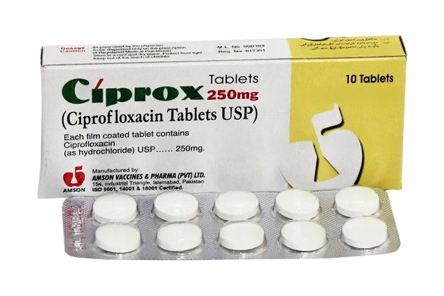 Ciprox 250mg (10 Tablets / Pack)