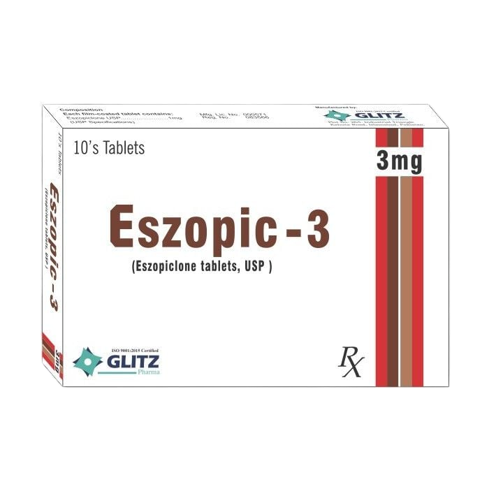 Eszopic 3mg (10 Tablets / Pack)