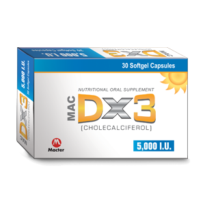 Dx3 Soft Gel 5000 Iu (30 Capsules / Pack)