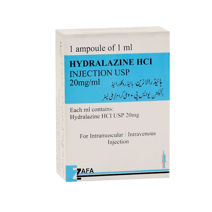 Hydralazine Hcl 20mg (1 Injection / Pack)