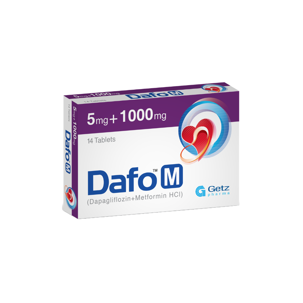Dafo M 5/1000mg (14 Tablets / Pack)