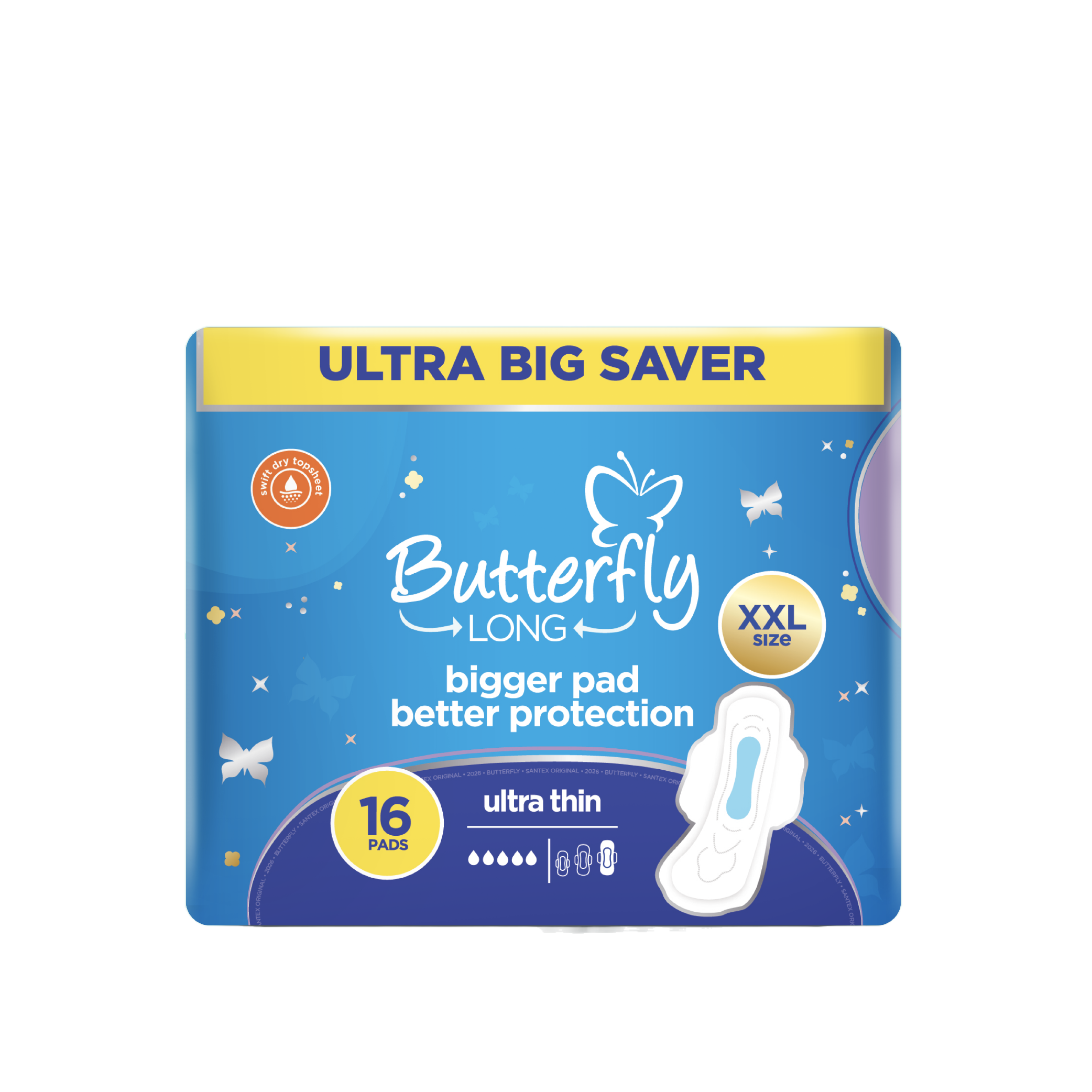 Butterfly Big Saver Extra Extra large  (16 Pads / Pack)