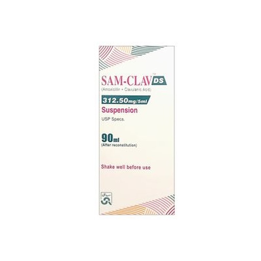 Sam Clav Ds 312.50mg Susp 90Ml