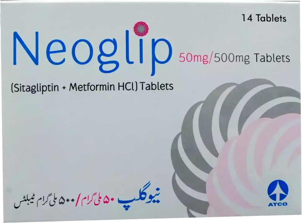 Neoglip Tablets 50Mg/500Mg (1 Strip = 7 Tablets)