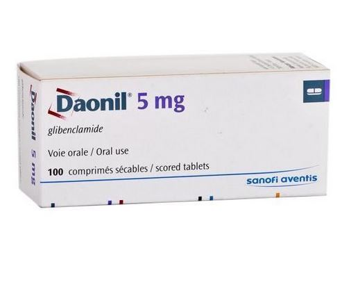 Daonil Tablets 5Mg (1 Box = 6 Strips) (1 Strip = 10 Tablets)