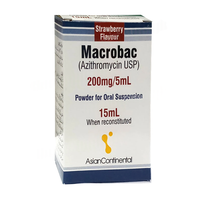 Macrobac 200mg/5Ml Oral Syp 25Ml