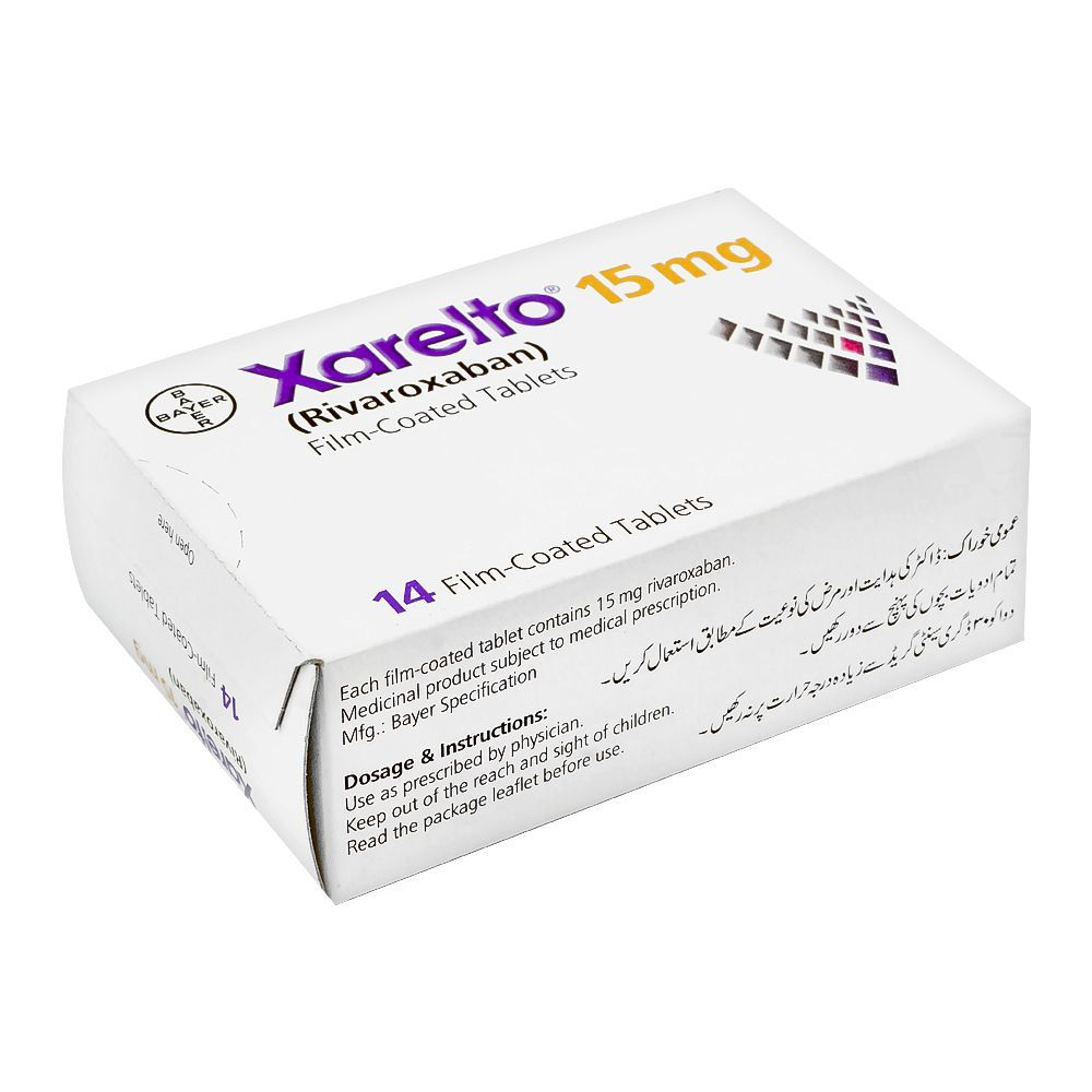 Xarelto 15mg Tab (14s)