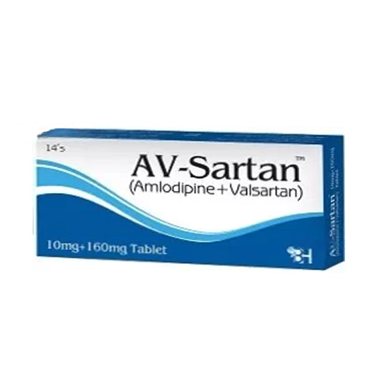 Av-Sartan Tablets 10Mg/160Mg (1 Strip = 7 Tablets)
