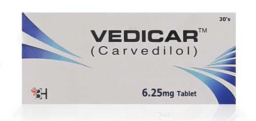 Vedicar Tablets 6.25Mg (1 Strip = 10 Tablets)