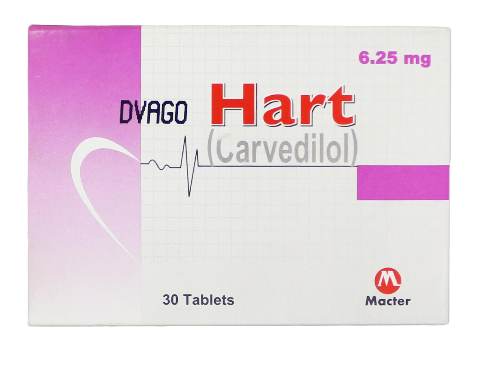Hart 6.25mg Tab 30s