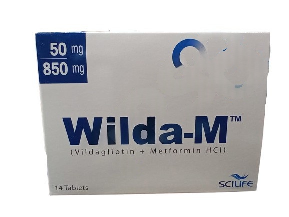 Wilda M 50/850mg Tab 14s