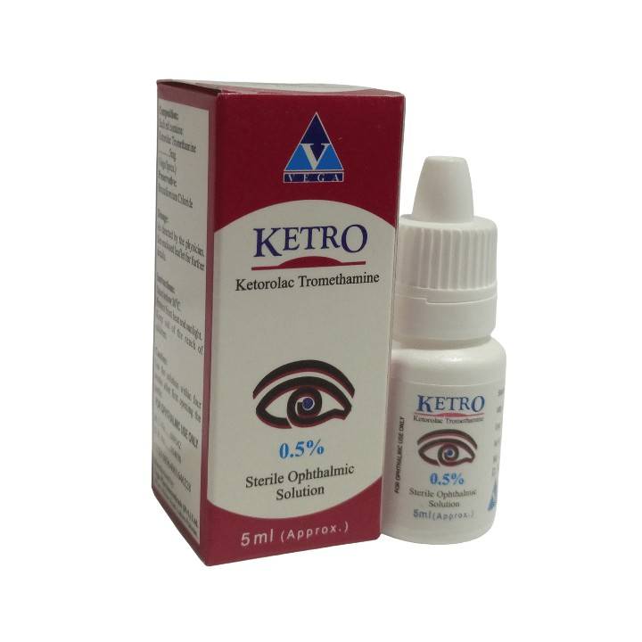 Ketro (0.5%) 5Ml Eye Drops