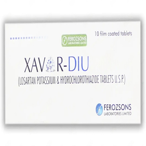 Xavor Diu Forte (100/25mg) 10 Tablets