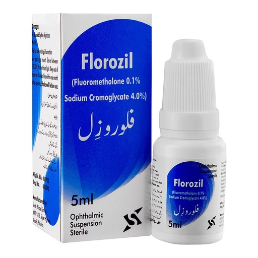 Florozil (0.1/0.4%) 5Ml Eye Drops