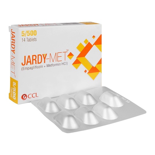 Jardy Met (5/500mg) 14 Tablets