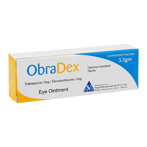 Obradex (3/1mg) 3.5g Eye Ointment