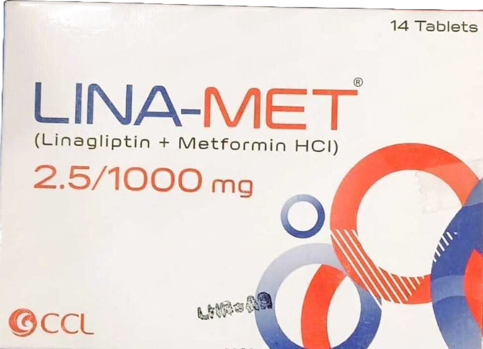 Linamet (2.5/1000)mg Tablets 14s