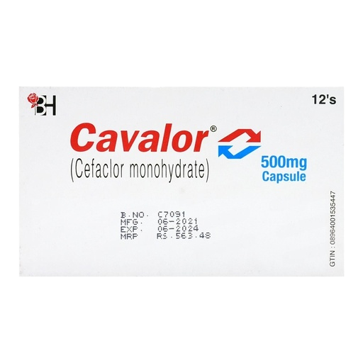 Cavalor (500mg) 12 Capsules