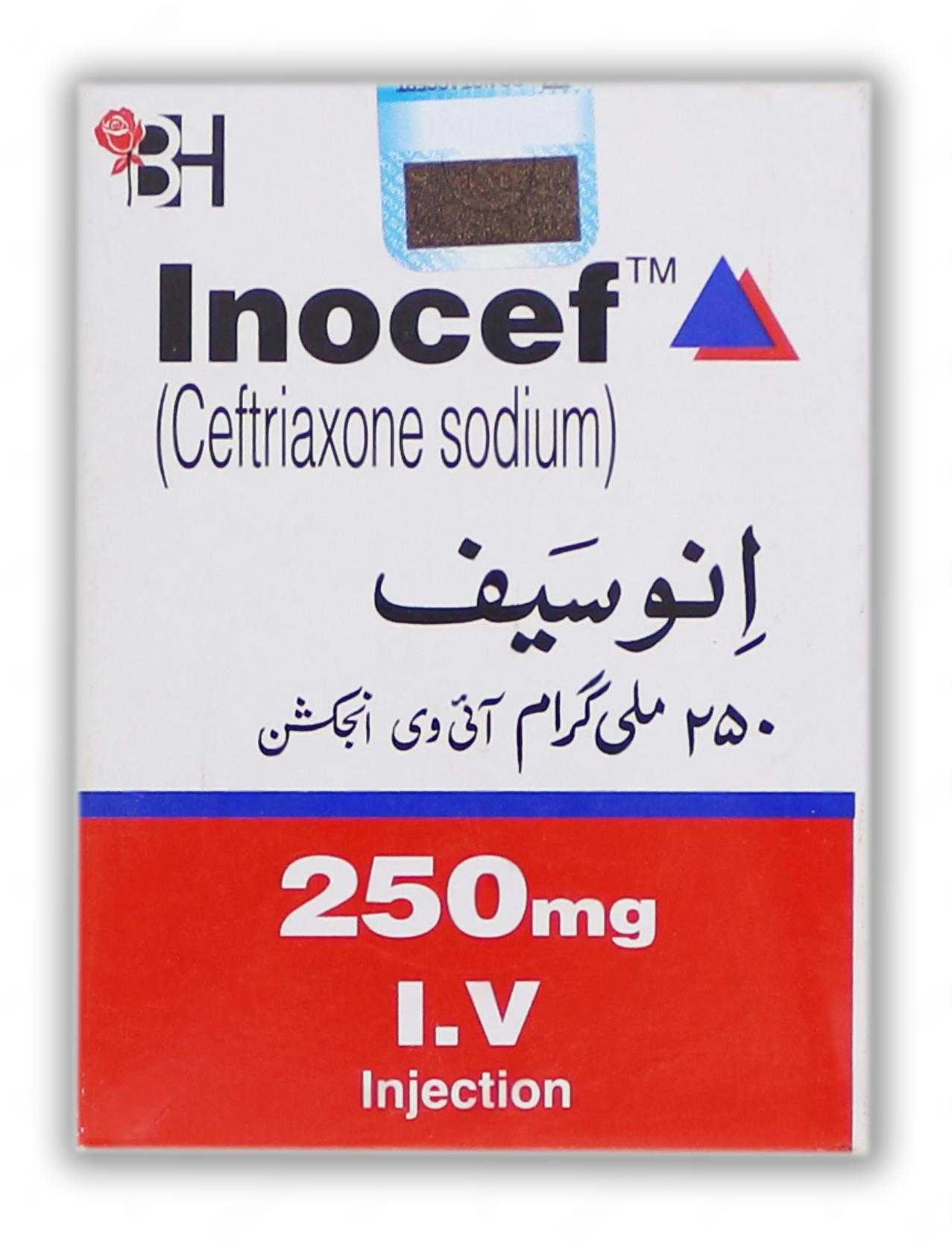 Inocef (250mg) 1 Vial Injection (Im)