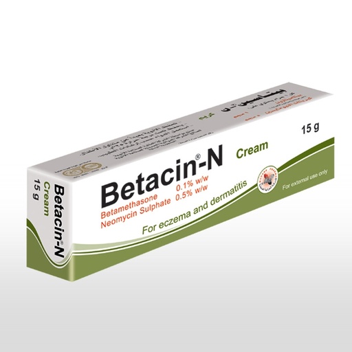 Betacin N (0.1/0.5%) 15g Cream
