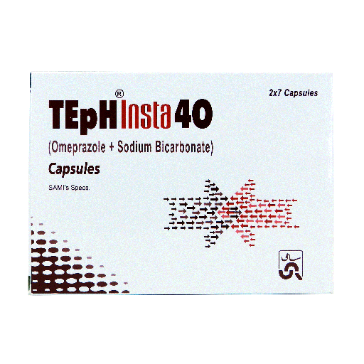 Teph Insta 40mg Cap 14s