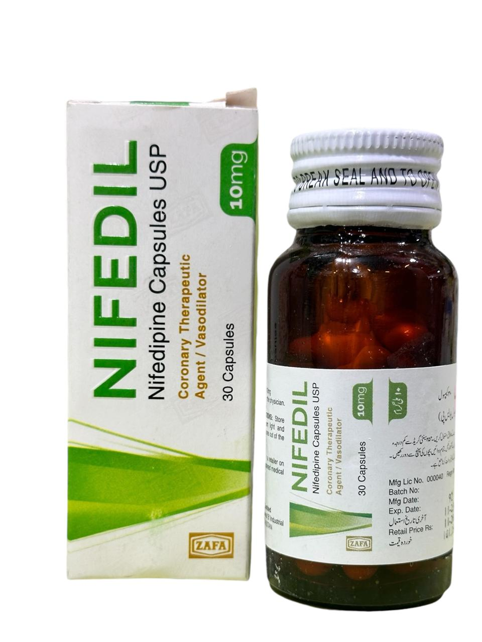 Nifedil (10mg) 30 Capsules
