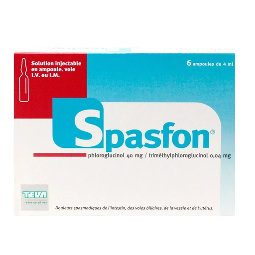 Spasfon (40/0.04mg) 6 Ampoule Injections