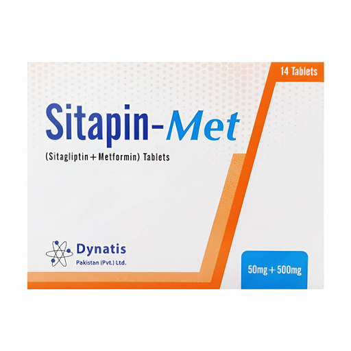 Sitapin Met (50/500mg) 14 Tablets