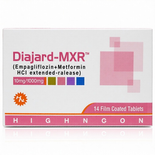 Diajard Mxr 10/1000mg Tab 14s