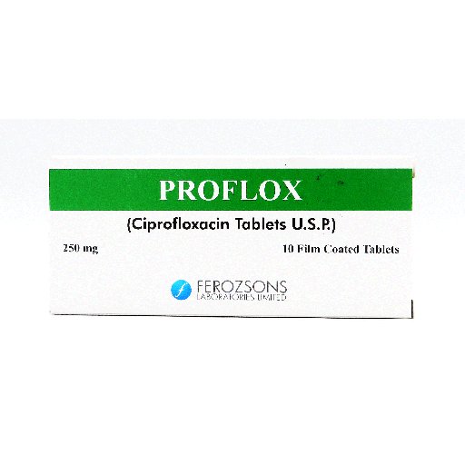 Proflox 250mg Tab 10s